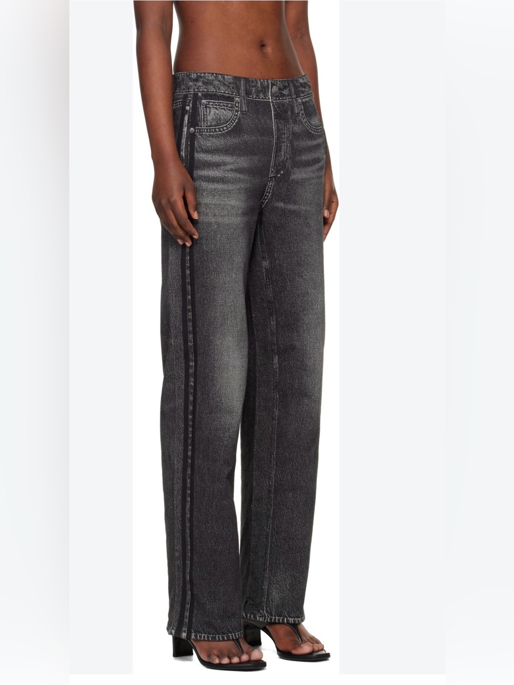rag & bone Rb Miramar Washed Black Wide Leg
Fleece Pull On size L